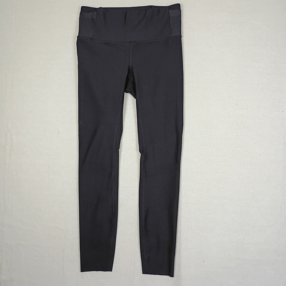 Lululemon Zoned In Tight 27" Leggings Women's 4 Black Reflective Running W5CKUS